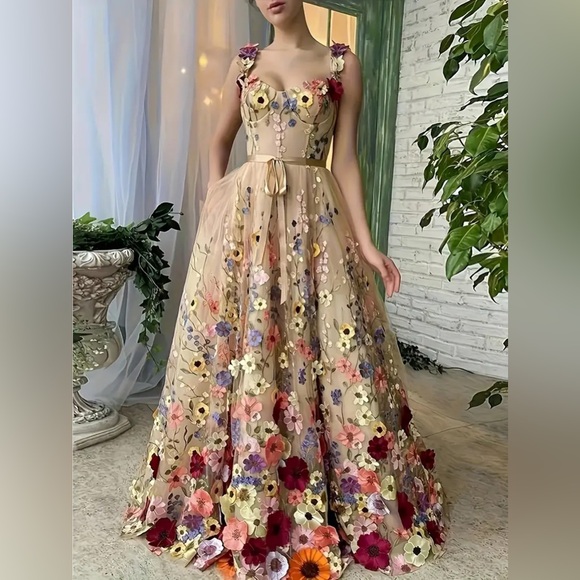 Jane Chic Designs 3D Floral Dress - Picture 3 of 3